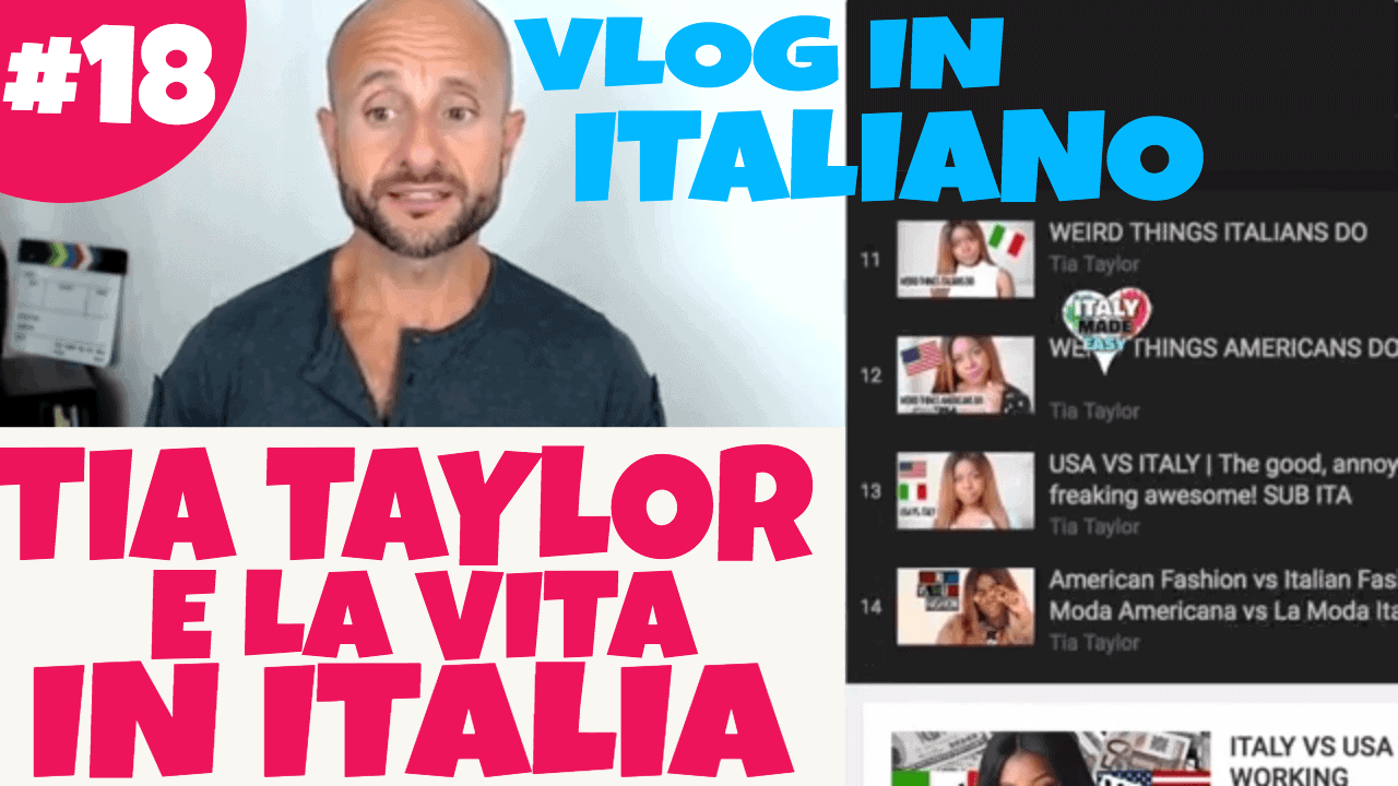 Video in Italian Youtube Channel on Life in Italy [Vlog 18] Italy