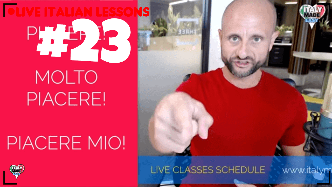 Italian for Beginners SPEAK ITALIAN TO MANU! [Live