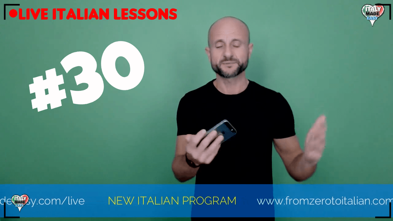 SPEAK ITALIAN FASTER [beginner level live lesson] Italy Made Easy