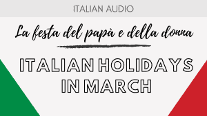 Italian holiday in march