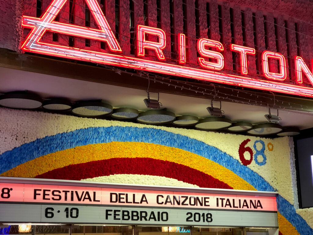 Italy's most famous singing contest: "Sanremo Music Festival" -