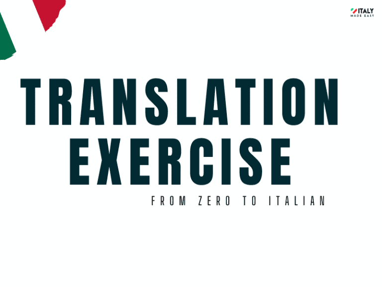 Translation Exercise