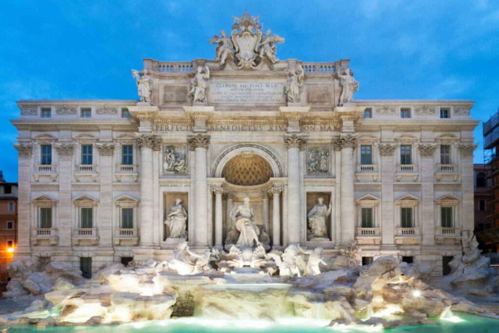 Throwing the coin into the Trevi Fountain…and other secrets! -
