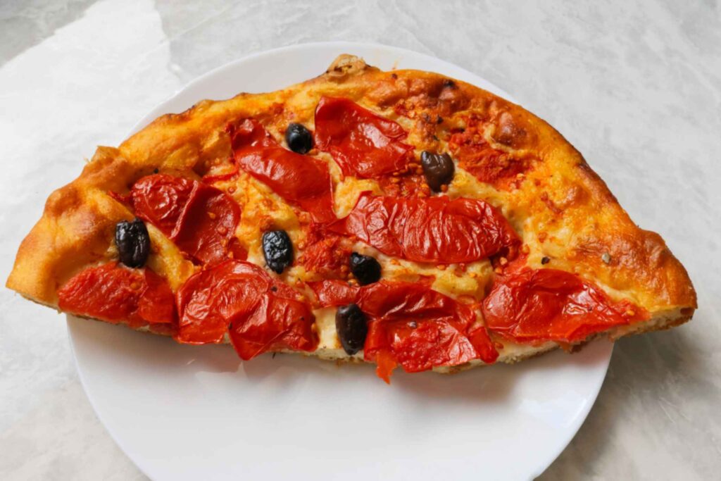 The typical focaccia Pugliese -