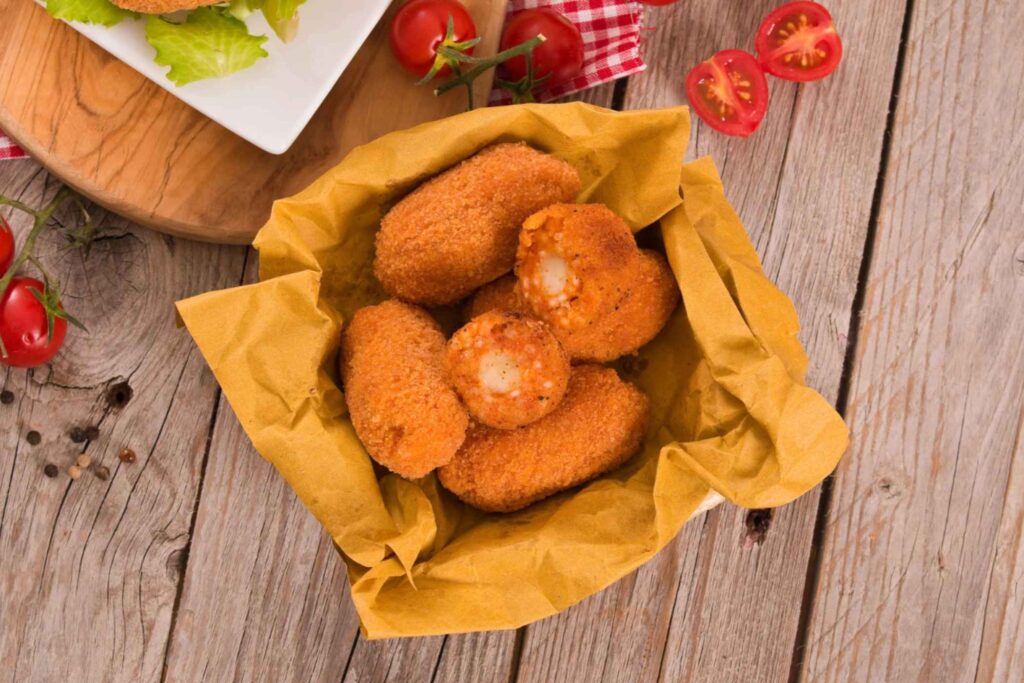 One of Rome's delicacies: supplì -