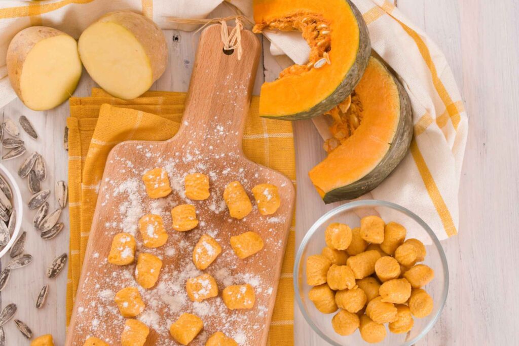 Italian autumn: pumpkin gnocchi -