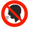 Icon – no speak Icon - no speak